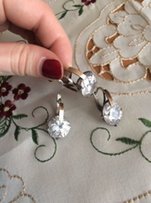Серебряный набор с золотыми пластинами - Днепр