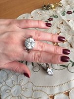Серебряный набор с золотыми пластинами - Днепр