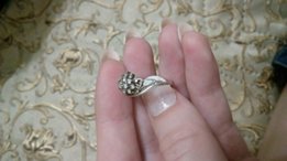Серебрянное кольцо с фианитами - Киев