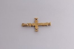 Крестик инкрустированный драгоценными канями (18K) Jerusalem - Харьков