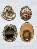 Винтажная брошь-клипса, Англия 70-е - Киев