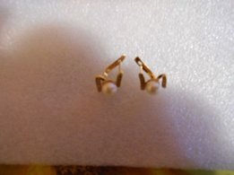 Серьги женские с жемчугом золото 585 пробы - Мелитополь