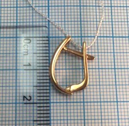 Серьги золотые 585 пробы, СССР арт.3332d - Запорожье