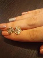 Продам золотые серьги - Донецк