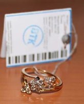 Кольцо "веночек" коньячный бриллиант 0,34ct золото 585 +видео ! - Киев