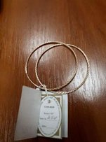 Сережки золотые кольца Диаметр 5 см. проба 585 новые - Киев