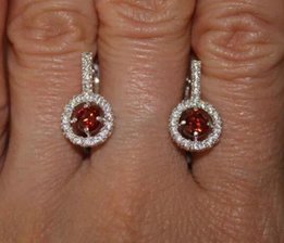 Стильные серьги. Серебро.Реальные фото.4 цвета. - Одесса