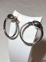 Золотые серьги с бриллиантами Damiani - Киев