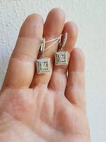 Бриллиантовые серьги 1.5ct - Харьков