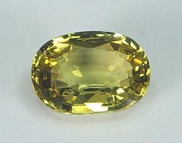 Природный цейлонский хризоберилл 1,07ct 7x5 мм - Львов