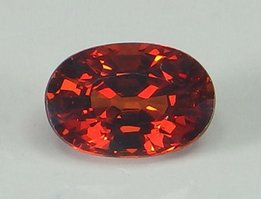 Природный гранат спессартин 1.26ct овал, 7х5 ВИДЕО - Львов
