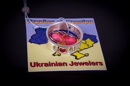 Новинка! Кільце 925° I LOVE UKRAINE - Ровно