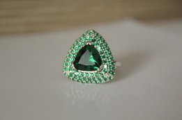Серебряный набор с фианитами - Белая Церковь