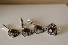 Серебряный набор с фианитами - Белая Церковь
