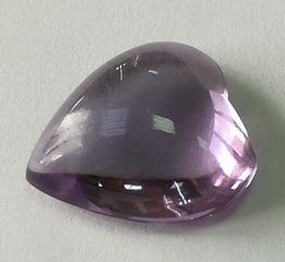 Аметист сердце кабашон 19,2*18 мм - Киев