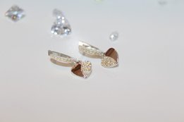 Серьги с золотыми пластинами - Белая Церковь