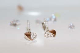 Серьги с золотыми пластинами - Белая Церковь