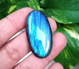Blue Fire Labradorite Cabochon Gemstone Best For Pendant - Джайпур