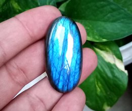 Blue Fire Labradorite Cabochon Gemstone Best For Pendant - Джайпур