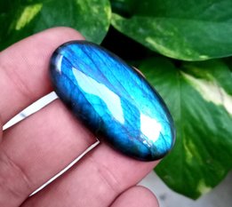 Blue Fire Labradorite Cabochon Gemstone Best For Pendant - Джайпур