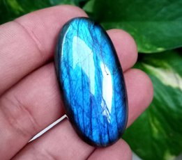Blue Fire Labradorite Cabochon Gemstone Best For Pendant - Джайпур