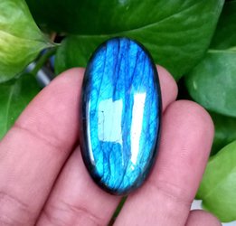 Blue Fire Labradorite Cabochon Gemstone Best For Pendant - Джайпур