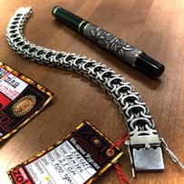 Серебряный браслет 925 пробы . Рамзес 100 грамм - 